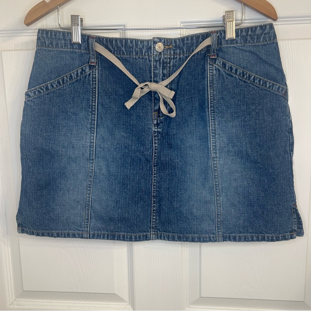 UNIONBAY Blue Denim Maxi Skirt
